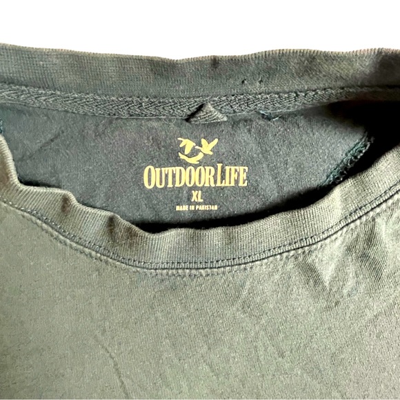 Outdoor Life T-Shirt Graphic Print Fish Catch Big or Go Home - Picture 4 of 5